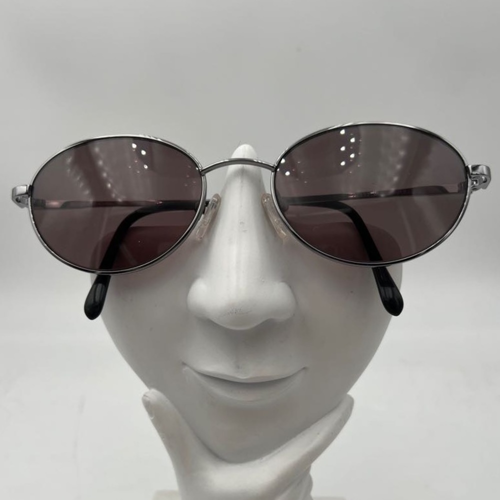 Heartland Collection Silver Oval Sunglasses Frames HC155